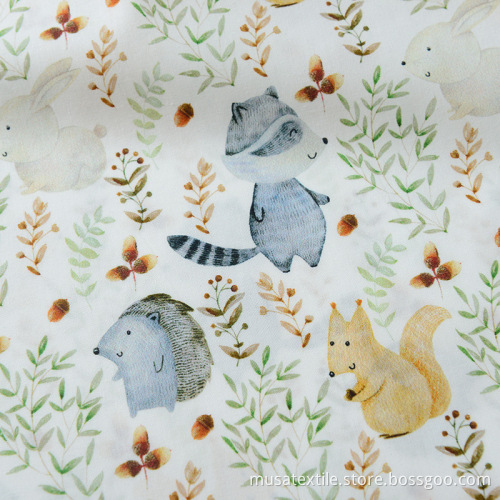 Organic Liberty Custom Printed 100% Cotton Woven Fabric